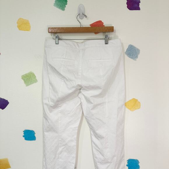 12 Lilly Pulitzer Resort White Kelly Skinny Ankle Pant NWT - Picture 2 of 4